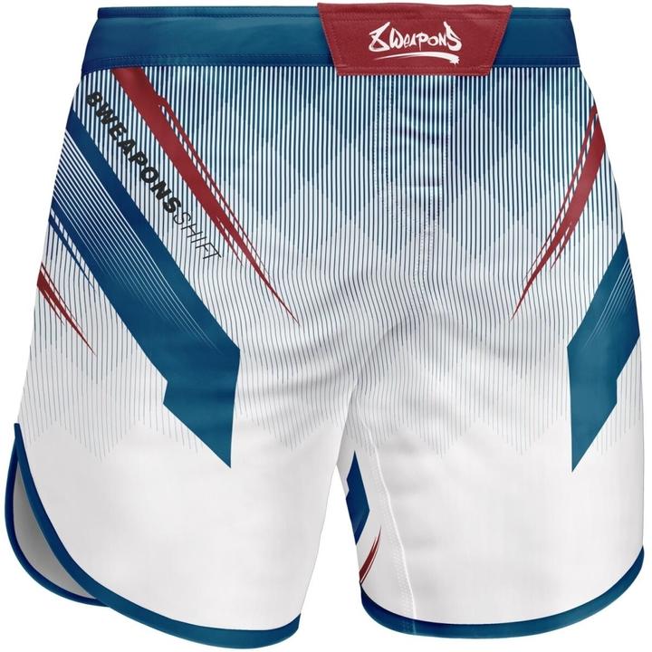 Actual product image 8Weapons Fight Shorts, Shift, white-navy-red, XL (XL)
