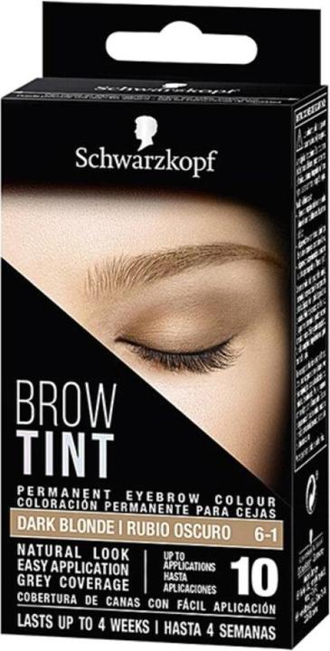 Schwarzkopf Brow Tint Permanent Eye Brow Color 6 - 1