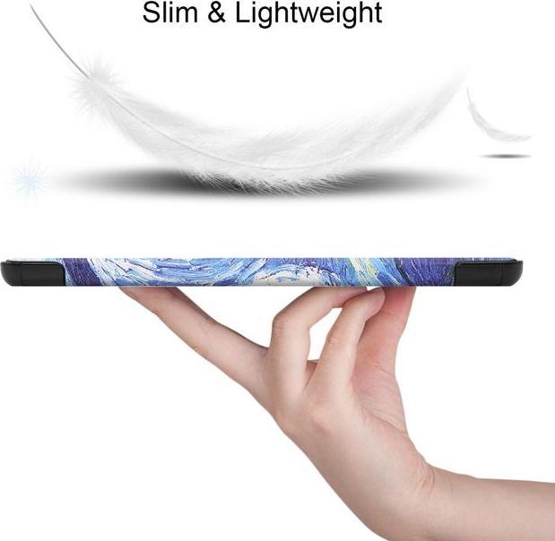 Produktbild MU Style Dreifach faltbare Hülle mit Muster (Galaxy Tab S7+)