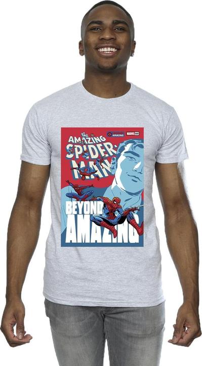 Actual product image Mens Spider-Man Beyond Amazing Cover T-Shirt (3XL)
