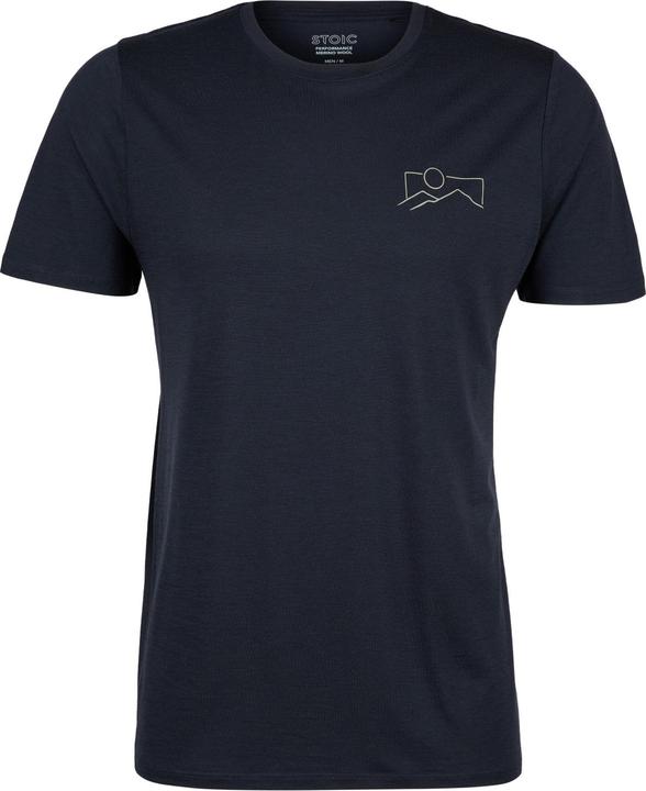 Actual product image Stoic Merino155 LaholmSt. Print T-Shirt Mountain (5XL)