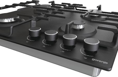 Immagine prodotto Gorenje G642AB nero rialzato da incasso a gas 4 zone
