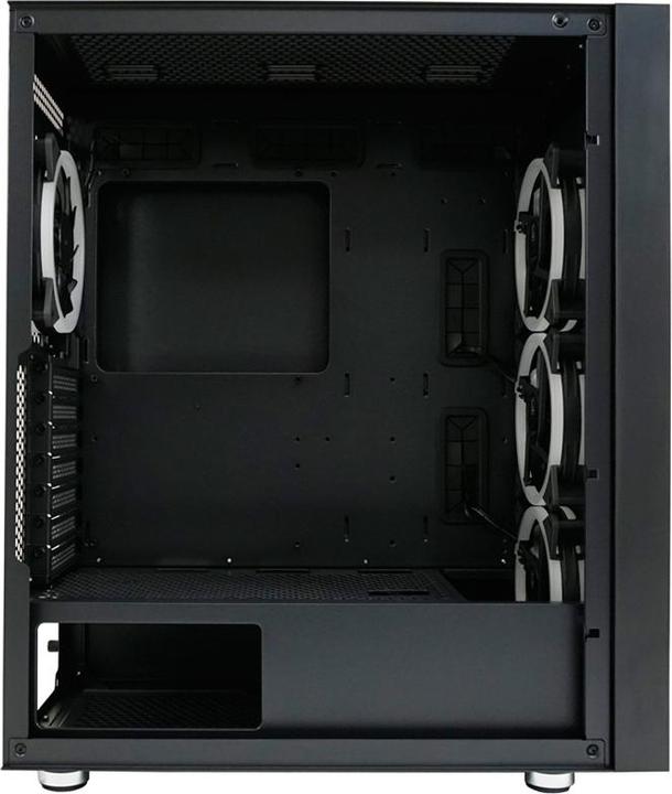 Actual product image LC-Power Case Gaming 802B-ON Black Wandererd X RGB black retail (ATX, mATX, Mini-ITX)