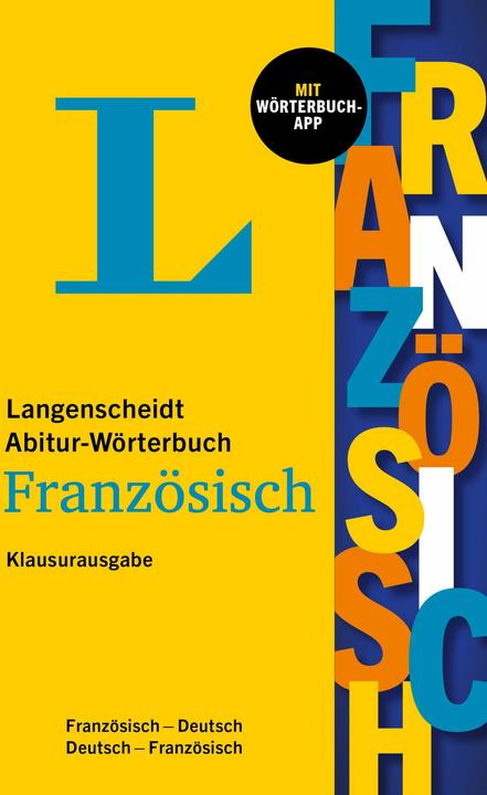 Immagine prodotto Langenscheidt Abitur-Wörterbuch Französisch Klausurausgabe (Tedesco, Francese, 2025)