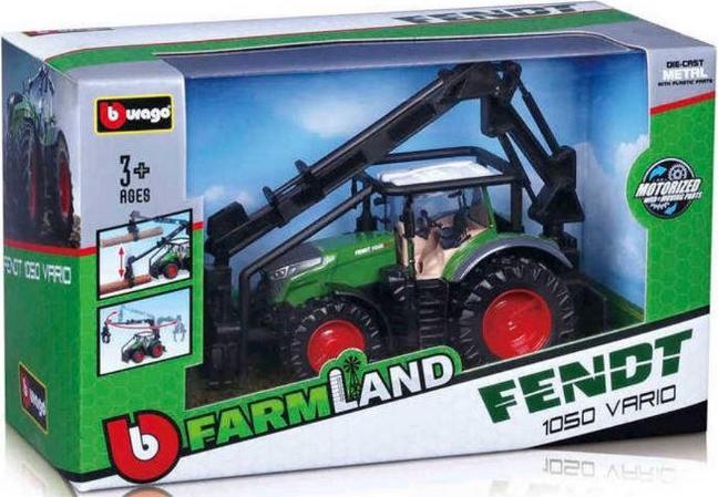 Immagine prodotto Bburago 18-31670 FENDT 1050 Vario τρακτέρ Ufficiale κλίμακα 1:32 μεταλλικό πρασινο με κίνηση,φορτωτή