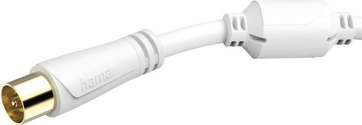 Produktbild Hama Antennen-Kabel, Koax-Stecker - Koax-Kupplung, vergoldet, 3,0 m, 100 dB (100 dB, Antennenkabel)