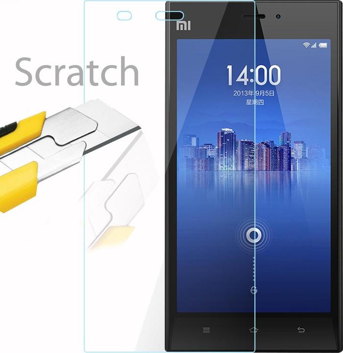 Actual product image Cadorabo Display protection glass (1 Piece, Mi3)