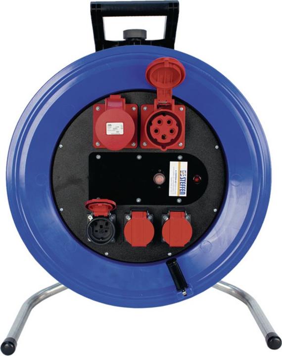Image du produit Steffen Enrouleur de câble plastique PROFFESIONAL 2xCEE16/5 + 3xT25 (IP55) 25m (25 m, 2.50 mm²² mm)