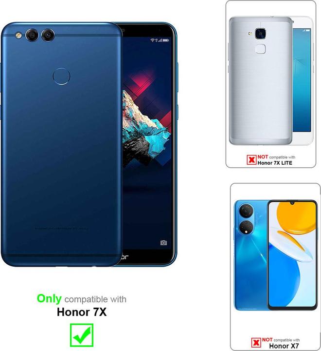 Actual product image Cadorabo Flower Book Cover (Honor 7X)