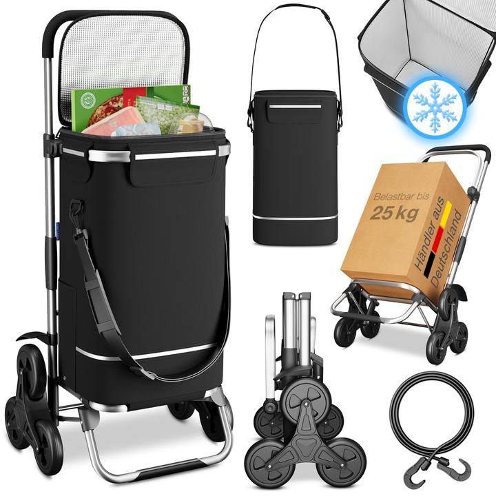 MaxVitalis Einkaufstrolley mit Kühlfunktion