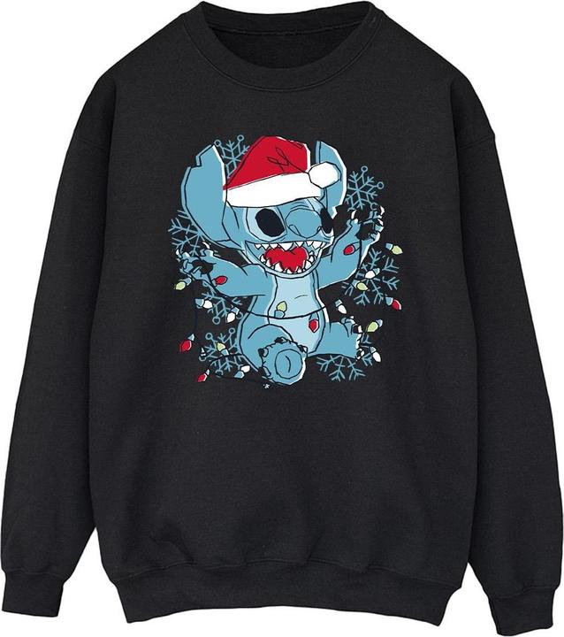 Produktbild Disney Lilo And Stitch Christmas Lights Sketch Sweatshirt (XL)