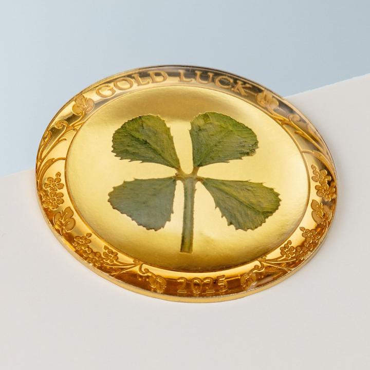 Actual product image CIT Coin Invest Gold cloverleaf 1 g Palau - 2025 (999.90, 2025)