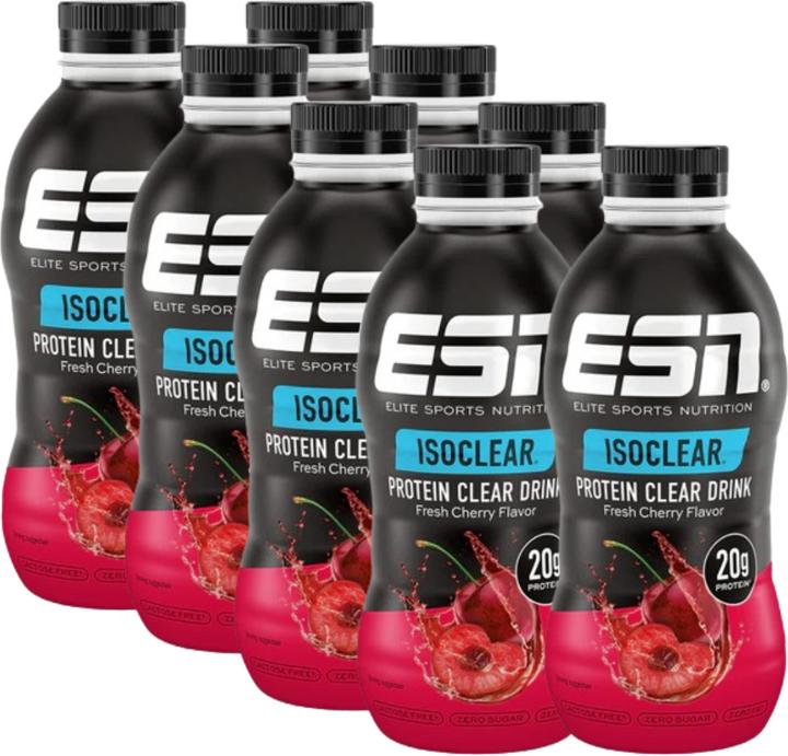 Produktbild ESN Isoclear Protein Clear Drink (8 x 500ml) (Kirsche, 8 x)