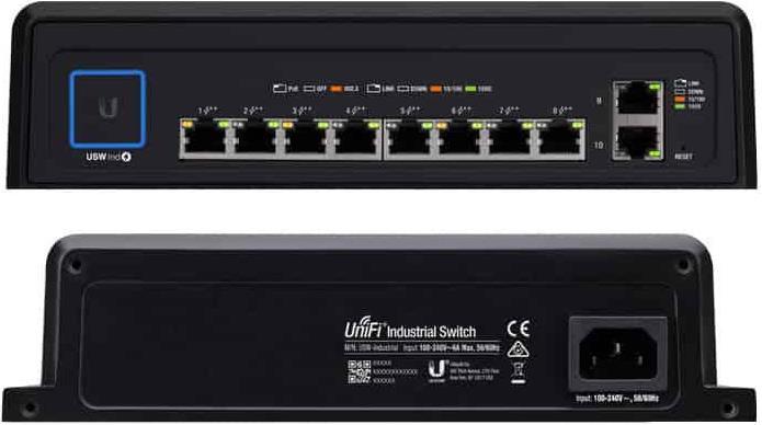 Actual product image Ubiquiti Unifi USW-Industrial: 10 Port (8 Ports)