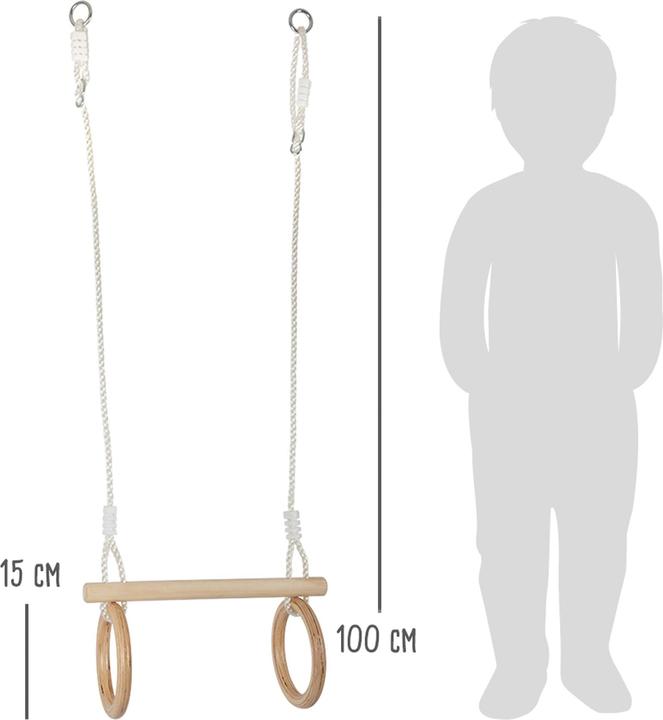 Produktbild small foot Trapez mit Turnringen