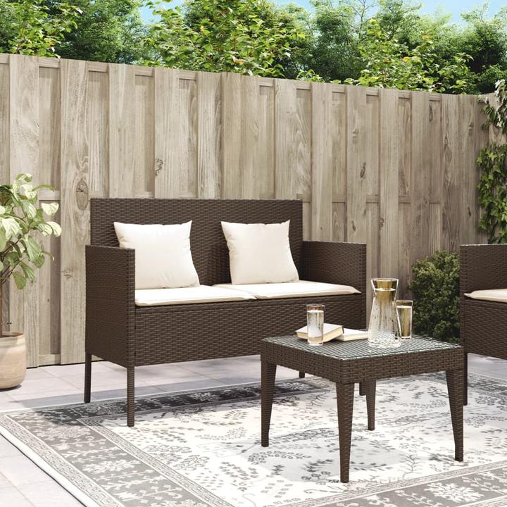 Immagine prodotto VidaXL Set da salotto da giardino da 10 pezzi con cuscini