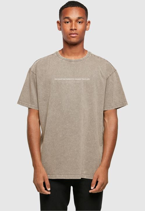 Produktbild Merchcode WD - Believe In Yourself Acid Washed Heavy Oversized Tee - 116541 (XXL)