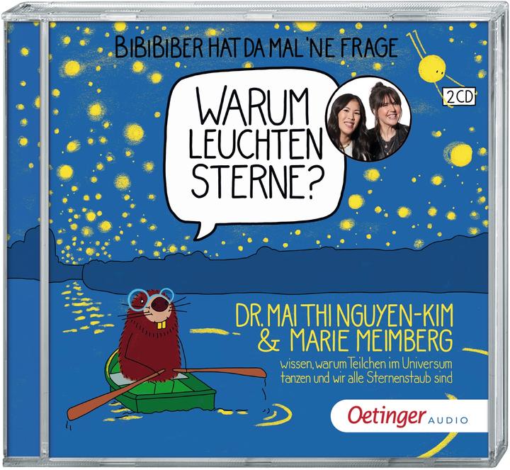 Produktbild BiBiBiber hat da mal 'ne Frage. Warum leuchten Sterne?, 2 Audio-CD (Marie Meimberg, Mai Thi Nguyen-Kim, Deutsch)