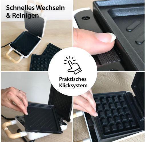 Produktbild ADE Waffeleisen Weiss
