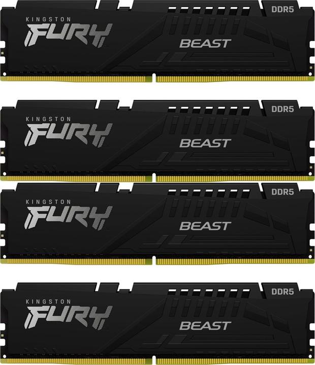 Produktbild Kingston Fury Beast (4 x 32GB, 5600 MHz, DDR5-RAM, DIMM)