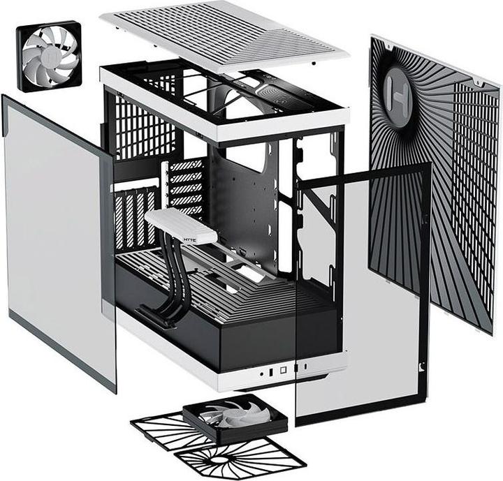 Actual product image Hyte Y40 (ATX, Mini-ITX, mATX)