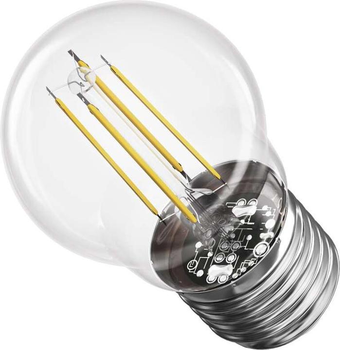 Immagine prodotto Emos Lampada LED a filamento Mini Globe / E27 / 1,8 W (25 W) / 250 lm / Bianco caldo (E27, 1.80 W, 250 lm, 1 x, D)