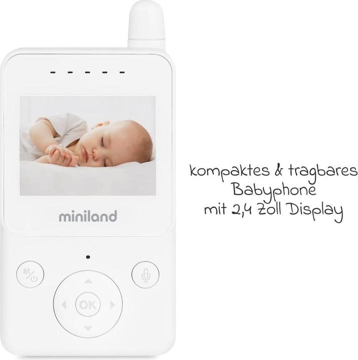 Image du produit Miniland DIGIMONITOR 2.4" (MONITEUR NUMÉRIQUE) (Vidéo et audio, 250 m)