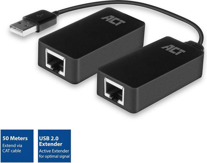 Produktbild USB Extender set over UTP up to 50 meters (RJ45, USB, RJ45 (1x))