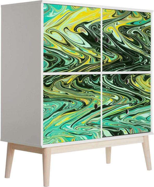Produktbild Trenddeko Farbwellen (100 x 70 cm)