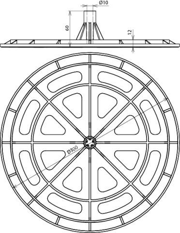 Image du produit Dehn DEHNiso-DLH Plaque de base D 300mm m. 253300