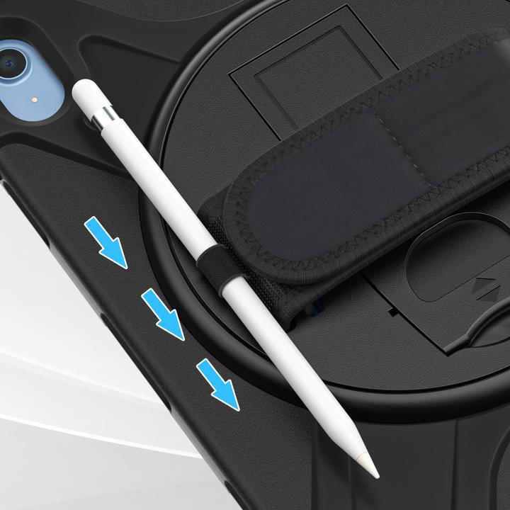 Image du produit DLH étui Renforcé Avec Bandoulière, Poignée Rotative Et Support (Ipad 10)