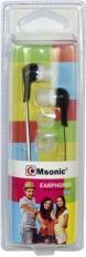 Actual product image Msonic Vakoss MH132EK Headphones Headset In Ear Black (Cable)