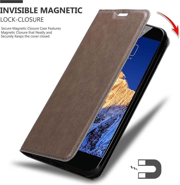 Productafbeelding Cadorabo Boek Onzichtbare Magneethoes (ZTE Nubia N1)