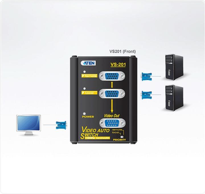 Produktbild Aten Port VGA Grafik Switch