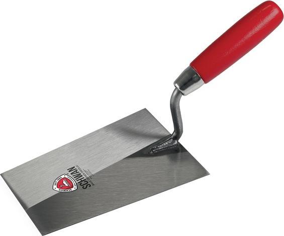 Produktbild Schwan Tiroler Maurerkelle Länge 315 mm Breite 125 mm Holzheft, S-Hals rostfreier Stahl (12.50 cm)