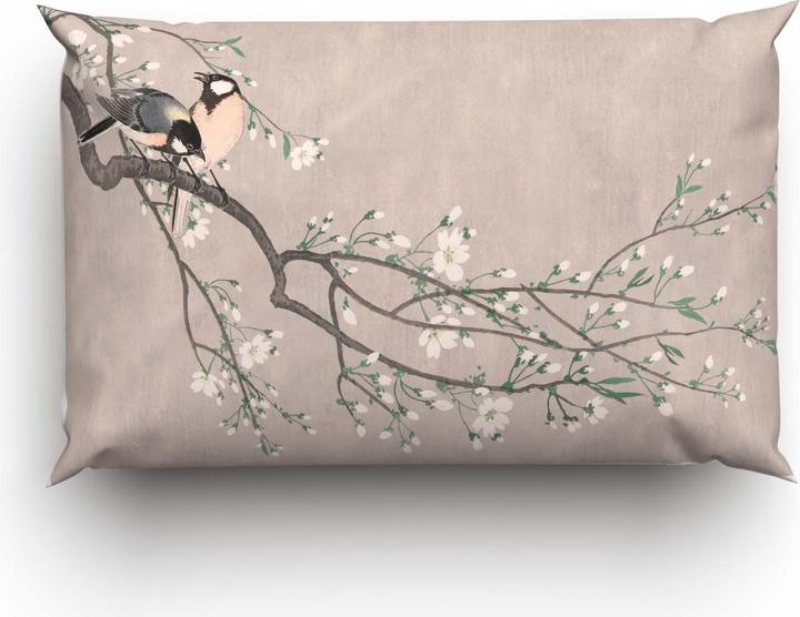 Image du produit Lotus Bettwaren Bettwäsche Bambus Birds spring (Taie d'oreiller, 65 x 100 cm)