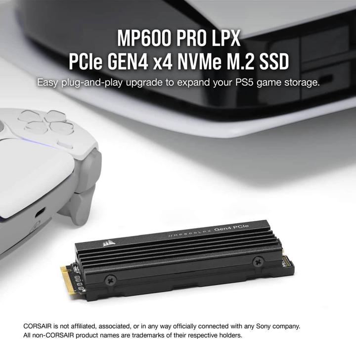 Produktbild Corsair MP600 PRO LPX (2000 GB, M.2 2280)