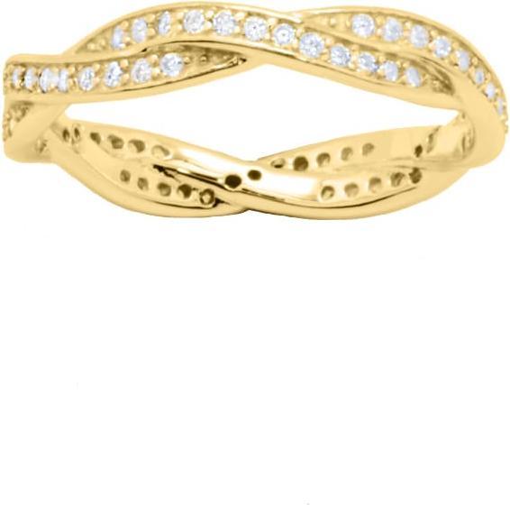 Immagine prodotto Candy Anello Nova, argento 925, placcato oro (54, 925 Argento)