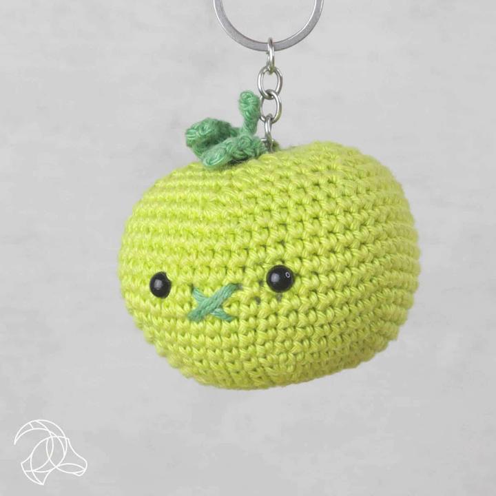 Produktbild Hardicraft Taschenanhänger Apfel - Häkelset