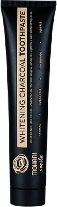 Mohani Whitening Charcoal Toothpaste Natural Whitening Paste From Activated Carbon 75Ml (75 ml)