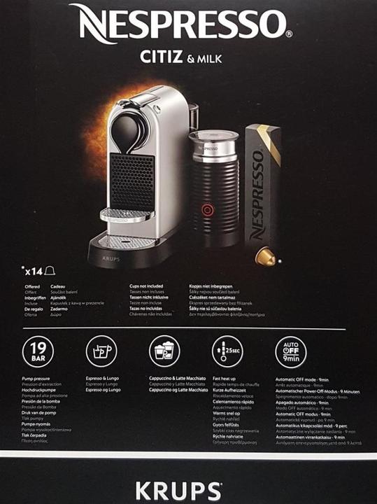 Actual product image Krups Nespresso Citiz & milk (NESPRESSO Original)