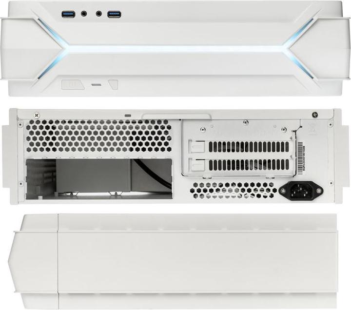 Produktbild Silverstone Tower SST-RVZ03W-ARGB weiss (Mini-ITX)