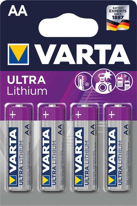 Varta ULTRA Lithium (4 pcs., AA, 3000 mAh)