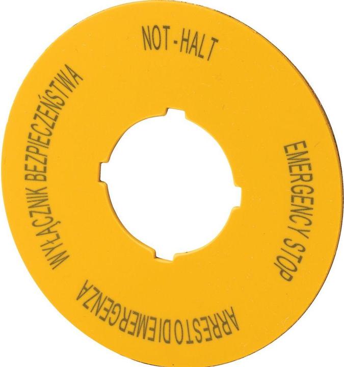 Produktbild Eaton Beschreibungstabelle M22-XBK15 d = 60 mm 167638