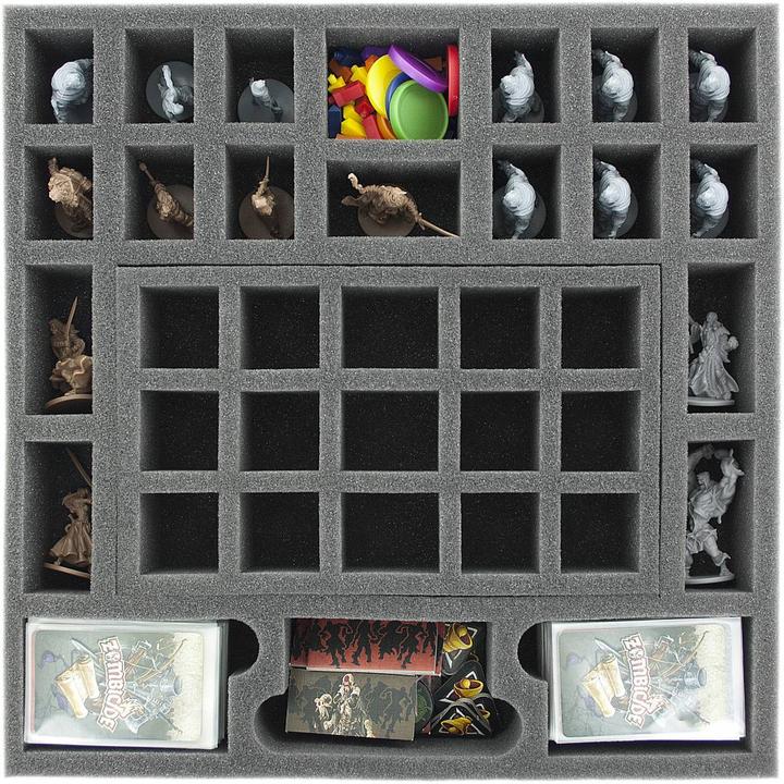 Actual product image Feldherr FH56056 - Foam Tray Set for Zombicide: Black Plague, Board Game Box
