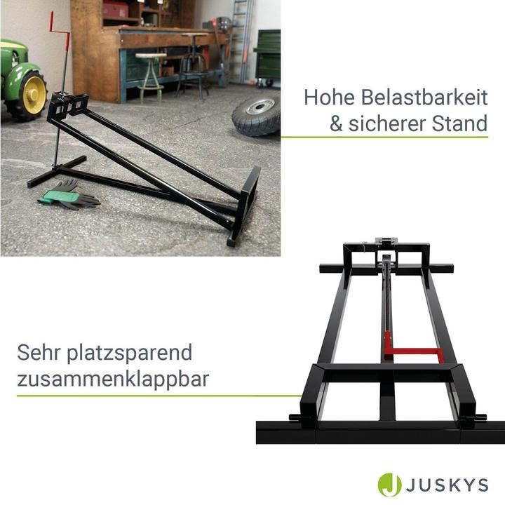 Image du produit Juskys Levier de tracteur de pelouse avec gants (Tracteur de pelouse, Accessoires pour tracteurs)