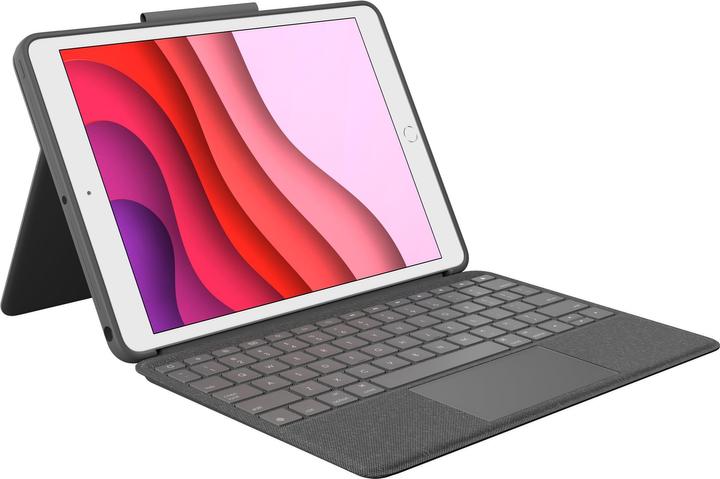 Image du produit Logitech Combo Touch (DE, iPad 2019 (7e gène), iPad 2020 (8. Gen), iPad 2021 (9e génération))