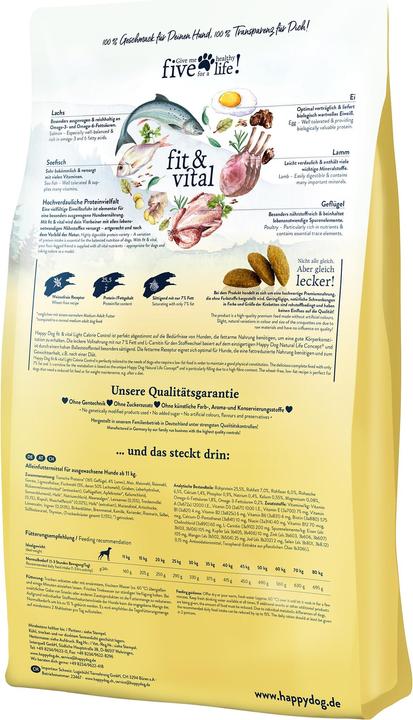 Produktbild Happy Dog Fit&Vital Light Calorie Control (Adult, 1 Stk., 12000 g)
