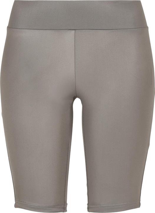 Urban Classics Ladies Imitation Leather Cycle Shorts