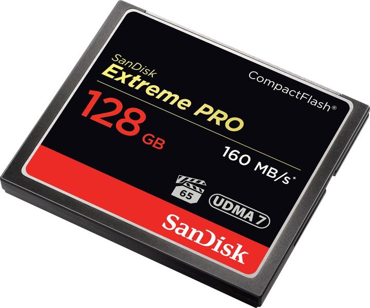 Produktbild SanDisk Extreme Pro Compact Flash (128 GB, CF, UHS-I)
